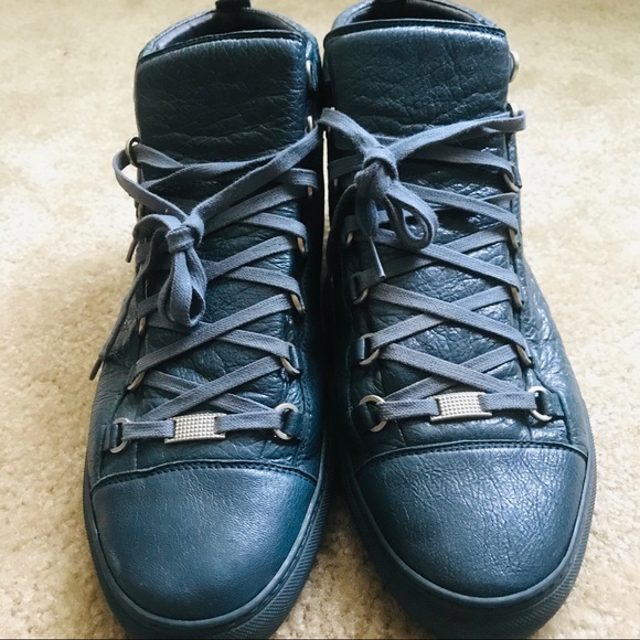 Balenciaga Arena Size 48/15 Midnight Green - Picture 2 of 5